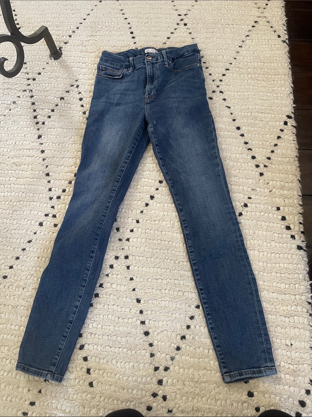 Good American Indigo Skinny Jeans